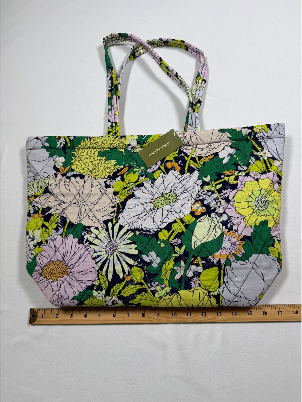 Vera Bradley floral tote bag